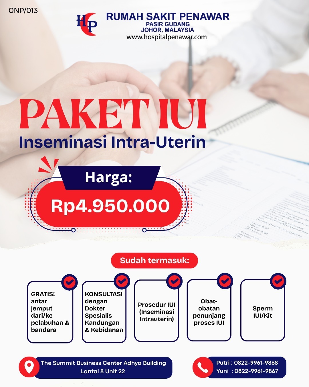 IUI Package - Rp 4.950.000